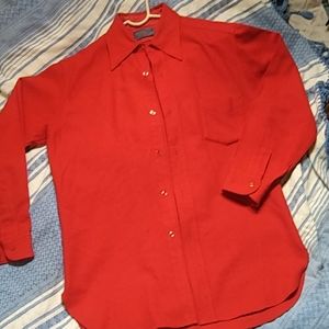 Pendleton Long Sleeve Wool Button-Up Shirt
